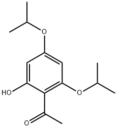 1-(2-羟基-4,6-二异丙氧基苯基)乙-1-酮 结构式