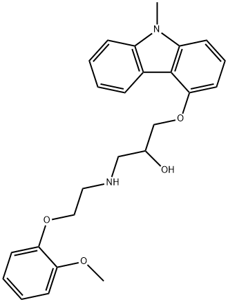 933442-47-8 2-Propanol, 1-[[2-(2-methoxyphenoxy)ethyl]amino]-3-[(9-methyl-9H-carbazol-4-yl)oxy]-