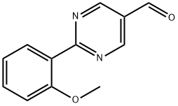 2-(2-甲氧基苯基)嘧啶-5-甲醛,933665-97-5,结构式