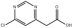 4-Pyrimidineacetic acid, 6-chloro- Structure