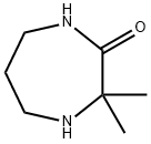 2H-1,4-Diazepin-2-one, hexahydro-3,3-dimethyl- 化学構造式