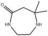 7,7-dimethyl-1,4-diazepan-5-one Struktur