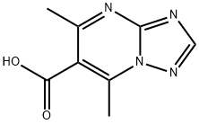 5,7-dimethyl-[1,2,4]triazolo[1,5-a]pyrimidine-6-carboxylic Acid 化学構造式