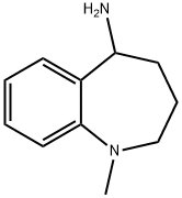 1H-1-Benzazepin-5-amine, 2,3,4,5-tetrahydro-1-methyl- Struktur