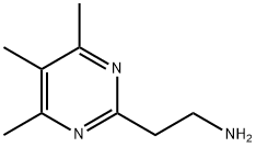 2-Pyrimidineethanamine, 4,5,6-trimethyl- Structure