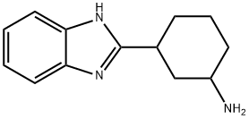 3-(1H-1,3-benzodiazol-2-yl)cyclohexan-1-amine 化学構造式