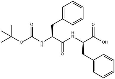 (Tert-Butoxy)Carbonyl Phe-D-Phe-OH Struktur