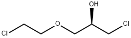 2-Propanol, 1-chloro-3-(2-chloroethoxy)-, (2R)- 化学構造式
