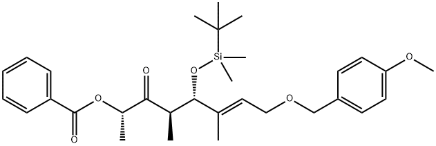 934497-59-3 6-Octen-3-one, 2-(benzoyloxy)-5-[[(1,1-dimethylethyl)dimethylsilyl]oxy]-8-[(4-methoxyphenyl)methoxy]-4,6-dimethyl-, (2S,4R,5S,6E)-