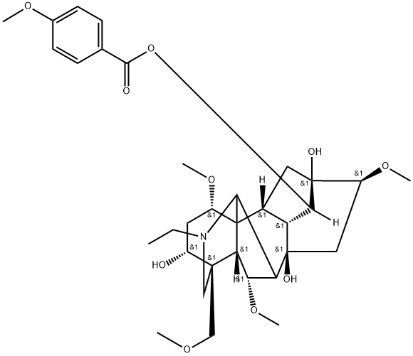 8-デアセチルユナコニチン 化学構造式
