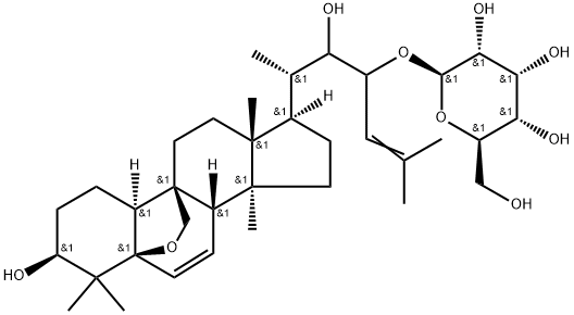 カラビロシドVIII 化学構造式