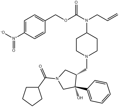 Nifeviroc 化学構造式