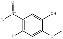 Phenol, 4-fluoro-2-methoxy-5-nitro- Structure