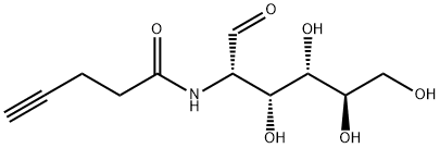 2-deoxy-2-[(1-oxo-4- pentyn-1-yl) amino] -2- deoxy-D-mannopyra- nose 化学構造式