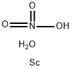 Nitric acid, scandium(3+) salt, hydrate (3:1:6) 结构式