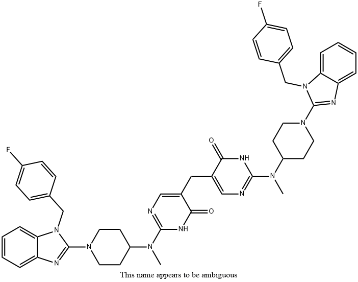 Mizolastine Impurity 9 化学構造式
