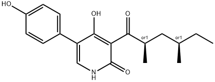 Aspyridone A 化学構造式