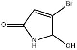 4-bromo-1,5-dihydro-5-hydroxy-2H-Pyrrol-2-one,93637-09-3,结构式