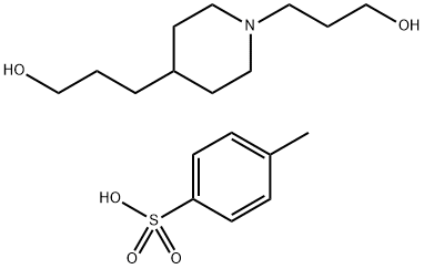 1,4-Piperidinedipropanol, 4-Methylbenzenesulfonate (1:1) Struktur