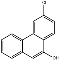 6-chloro-phenanthren-9-ol 结构式