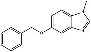 5-(Benzyloxy)-1-methyl-1,3-benzodiazole Struktur