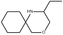 4-Oxa-1-azaspiro[5.5]undecane, 2-ethyl-,938326-25-1,结构式