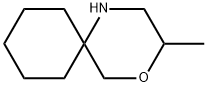 4-Oxa-1-azaspiro[5.5]undecane,3-methyl- 化学構造式