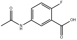 5-乙酰氨基-2-氟苯甲酸, 939909-22-5, 结构式