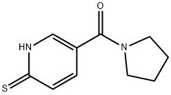 5-(pyrrolidine-1-carbonyl)pyridine-2-thiol Structure