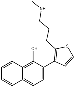 度洛西汀杂质（α-羟基） 结构式