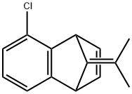 1,4-Methanonaphthalene, 5-chloro-1,4-dihydro-9-(1-methylethylidene)- 结构式