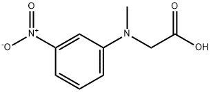 Glycine, N-methyl-N-(3-nitrophenyl)- Structure