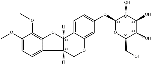 黄芪异黄烷苷,7,2'-二羟基-3',4'-二甲氧基异黄烷,94367-42-7,结构式