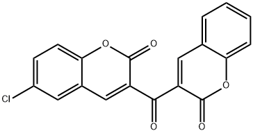6-chloro-3-(2-oxo-2H-chromene-3-carbonyl)-2H-chromen-2-one,943825-38-5,结构式