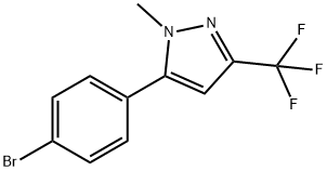 1H-Pyrazole, 5-(4-bromophenyl)-1-methyl-3-(trifluoromethyl)-|