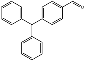 Benzaldehyde, 4-(diphenylmethyl)- Structure