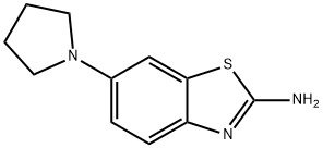 6-(1-pyrrolidinyl)-1,3-benzothiazol-2-amine(SALTDATA: FREE) Struktur
