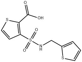 3-[(噻吩-2-基甲基)氨磺酰基]噻吩-2-羧酸,944894-47-7,结构式