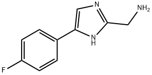 1H-Imidazole-2-methanamine, 5-(4-fluorophenyl)- Struktur