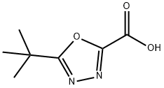 5-tert-butyl-1,3,4-oxadiazole-2-carboxylic acid Structure