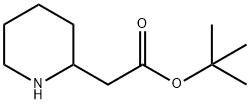 tert-butyl 2-(piperidin-2-yl)acetate Structure