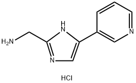 (5-(Pyridin-3-yl)-1H-imidazol-2-yl)methanamine trihydrochloride Structure