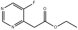 Ethyl 2-(5-fluoropyrimidin-4-yl)acetate Struktur