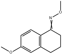 1(2H)-Naphthalenone, 3,4-dihydro-6-methoxy-, O-methyloxime Structure