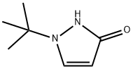 1-(叔丁基)-1,2-二氢-3H-吡唑-3-酮, 946572-01-6, 结构式