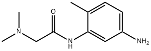 N-(5-氨基-2-甲基苯基)-2-(二甲基氨基)乙酰胺, 946753-98-6, 结构式
