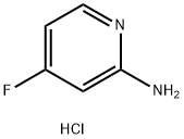 4-Fluoropyridin-2-amine hydrochloride 化学構造式