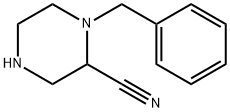 1-benzylpiperazine-2-carbonitrile Structure