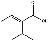 2-Butenoic acid, 2-(1-methylethyl)-, (2E)- Structure