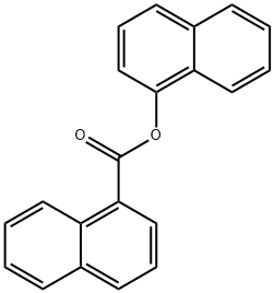 naphthalene-1-carboxylic acid naphthalen-1-yl ester Structure